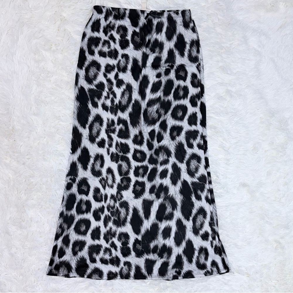 Leopard Midi Skirt
